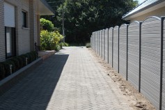 Graphite with convex tops fitted.